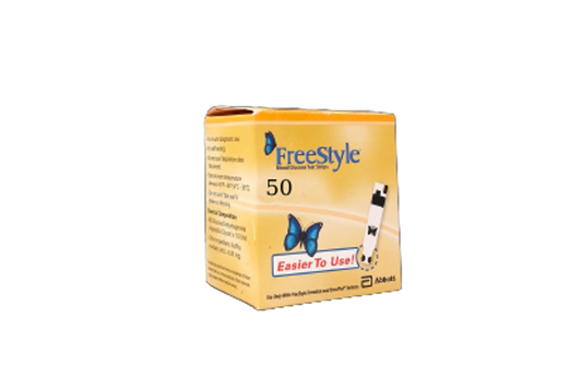 Freestyle Test Strips 50 Ct – No-Coding Blood Glucose Test Strips for Diabetes Management