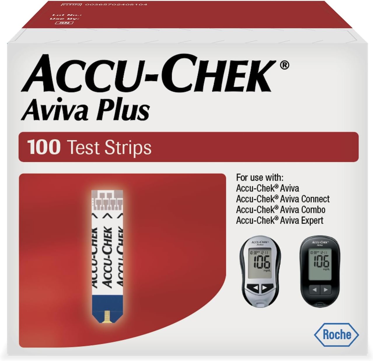 Accu Chek Aviva Plus Test Strips 100 ct