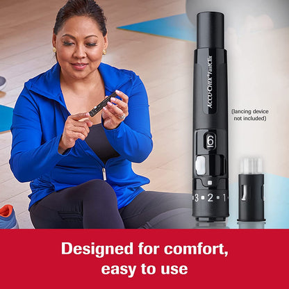 Accu-Chek FastClix Lancets 102 Count – Preloaded 30G Lancets for Glucose Monitoring