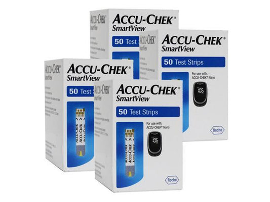 Accu Chek Smartview Test Strips 200 Ct – No-Coding Diabetic Strips for Blood Sugar Monitoring