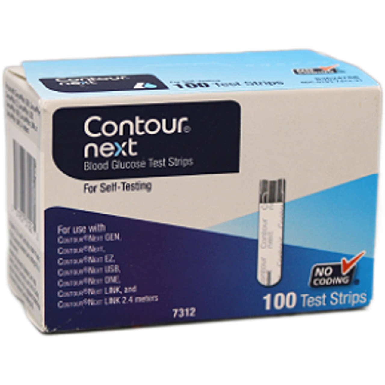 Contour Next Test Strips 100 count – Blood Glucose Monitoring Strips for Contour Next Meters