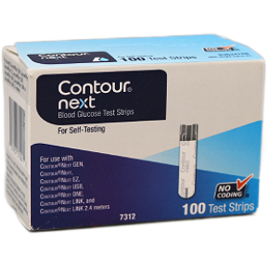 Contour Next Test Strips 100 count – Blood Glucose Monitoring Strips for Contour Next Meters