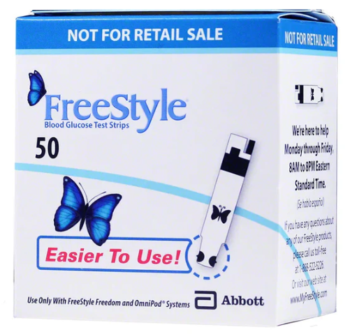 FreeStyle Blood Glucose Test Strips 50
