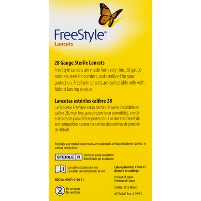 FreeStyle 28 Gauge Lancets 100 Count 